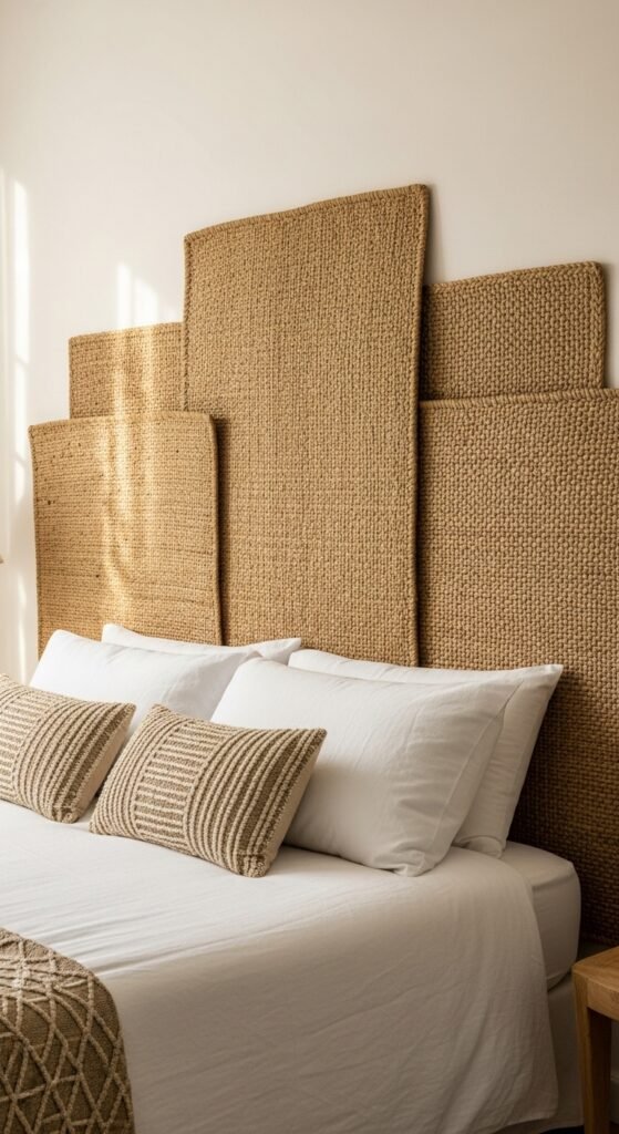 The Woven Jute Panel Headboard