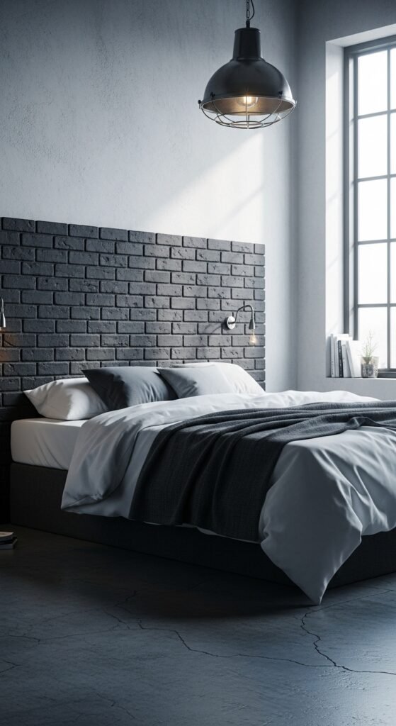 The Urban Brick Wall Headboard