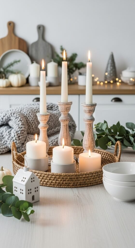 Cozy Farmhouse Candle Tray