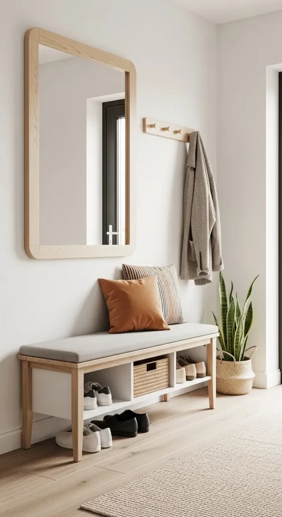 The Scandinavian Entryway Bench
