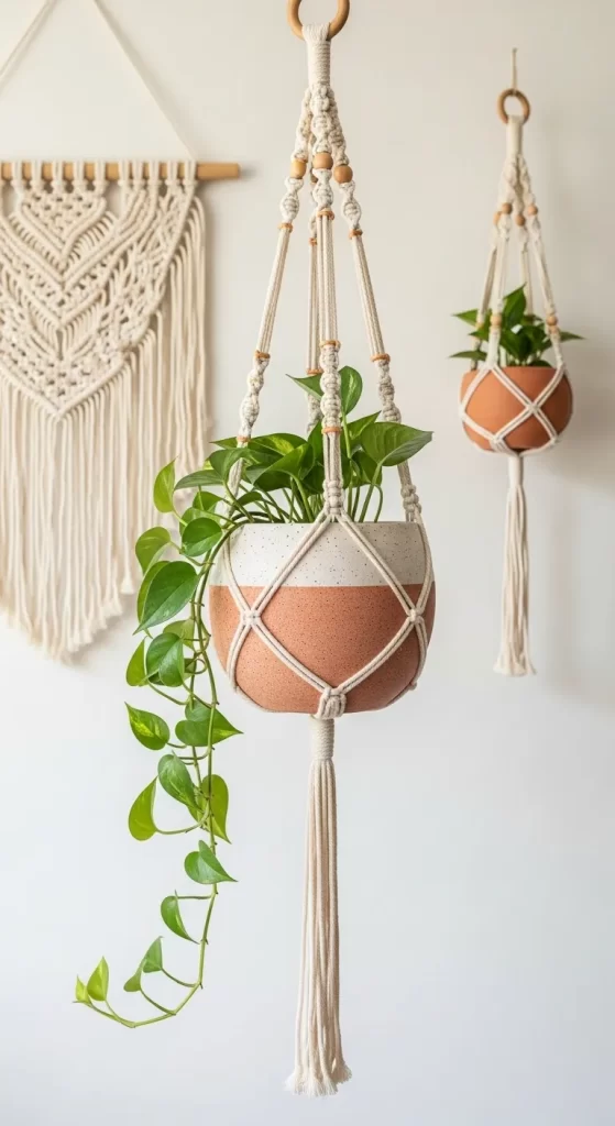 The Boho Macrame Plant Hanger