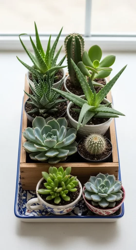 Succulent Tray Garden