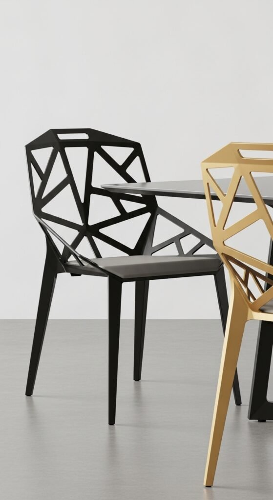 The Geometric Art Dining Chair