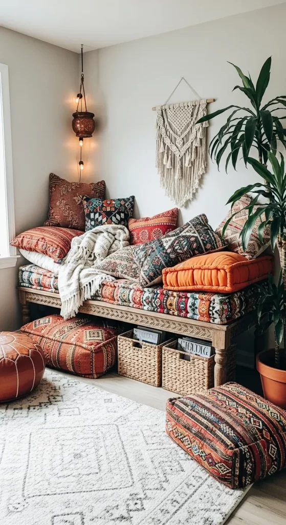 The Bohemian Floor Seating Nook