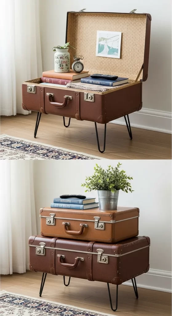 The Vintage Suitcase Stand