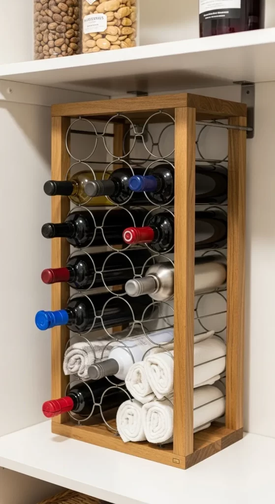 The Compact Wine & Linen Tower