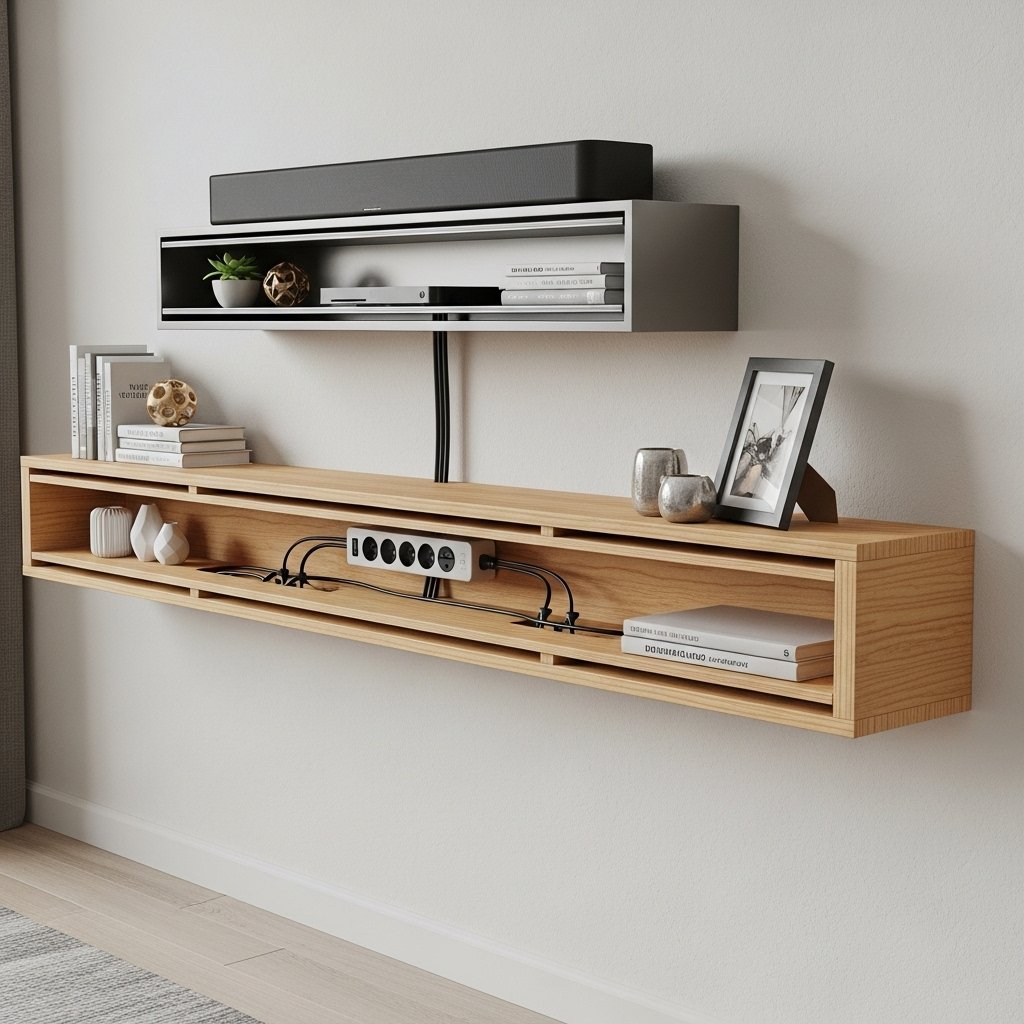 The Floating Media Shelf