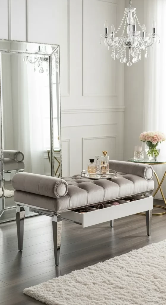 The Glamour Vanity Bench