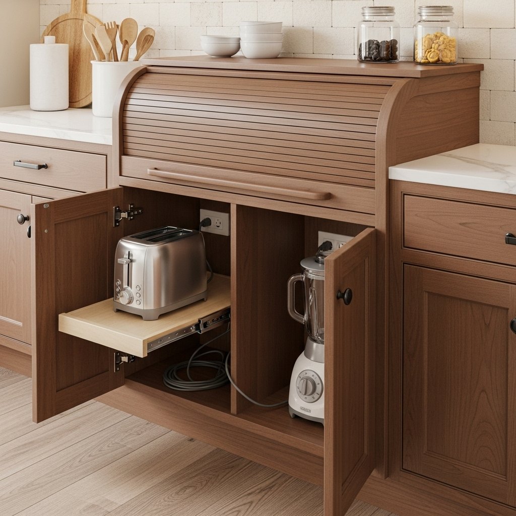 The Appliance Garage with Roll-Top