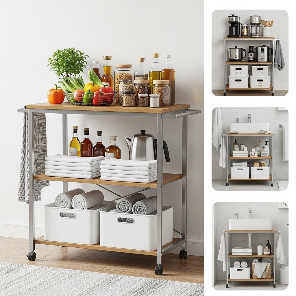 Versatile Rolling Utility Cart