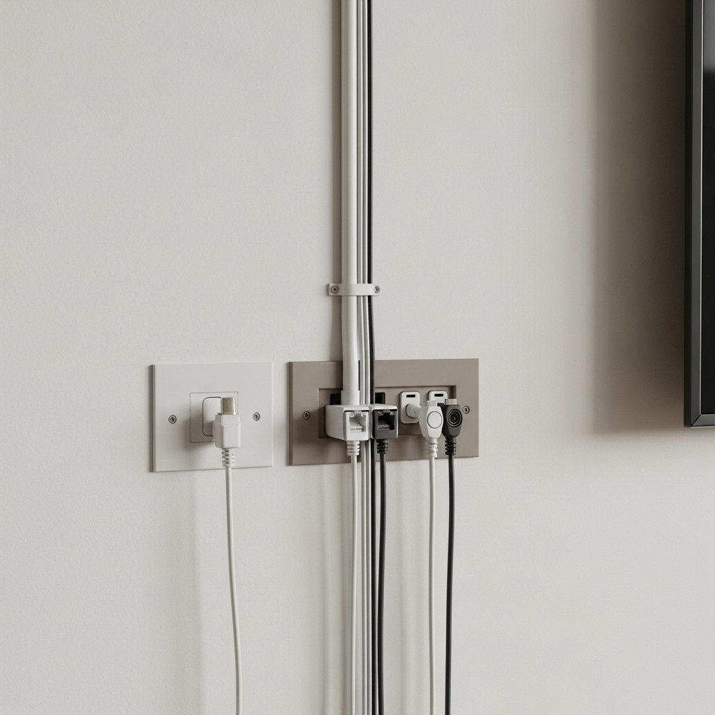 The Wall-Mounted Cable Raceway