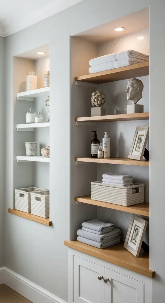 The Recessed Display Shelves