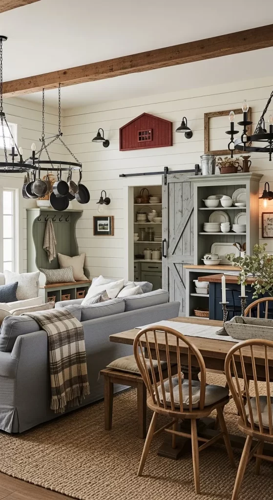 Modern Farmhouse Gathering Space