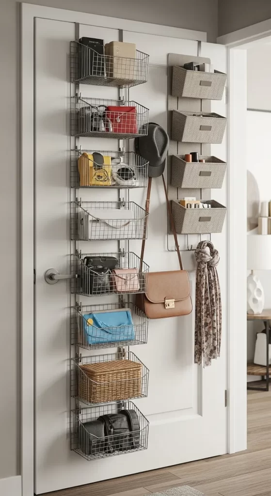 The Door-Mounted Storage Wall