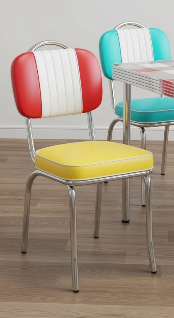 The Retro Diner Delight Chair