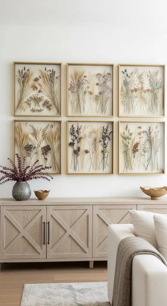 The Botanical Pressed Flora Grid