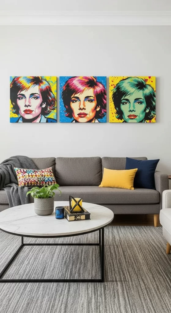 The Pop Art Portrait Trio