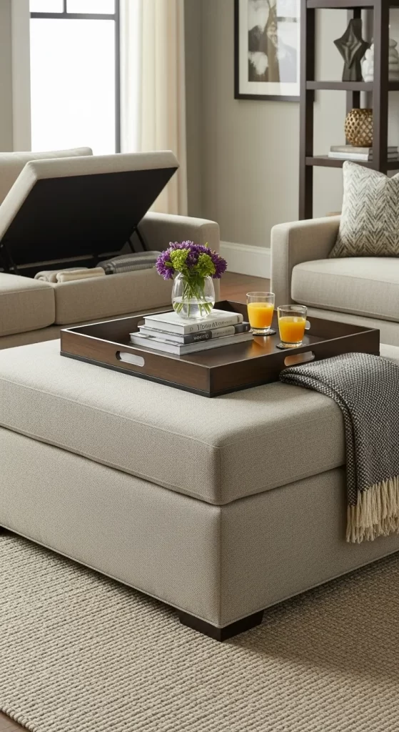 The Grand Living Room Ottoman
