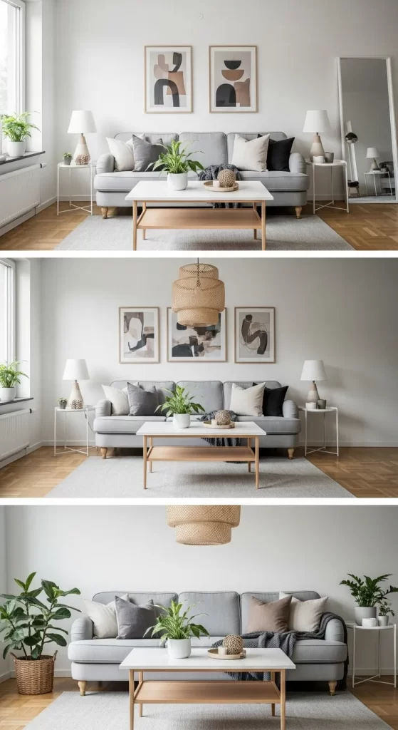 Serene Living Room with Earthy Tones