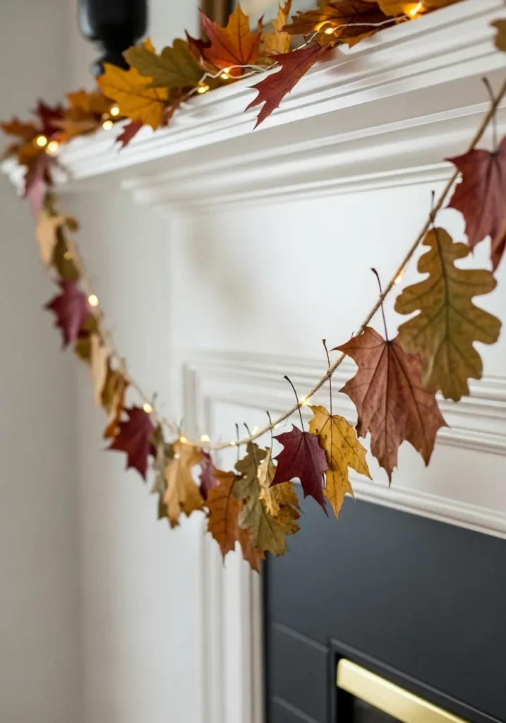 Illuminated Leaf Garland