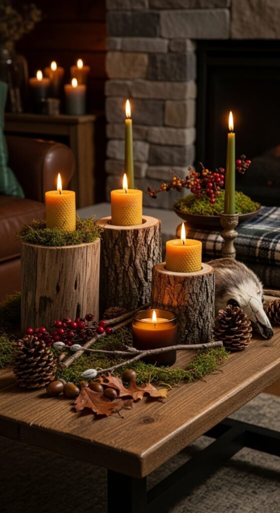 Woodland Retreat Candle Arrangement