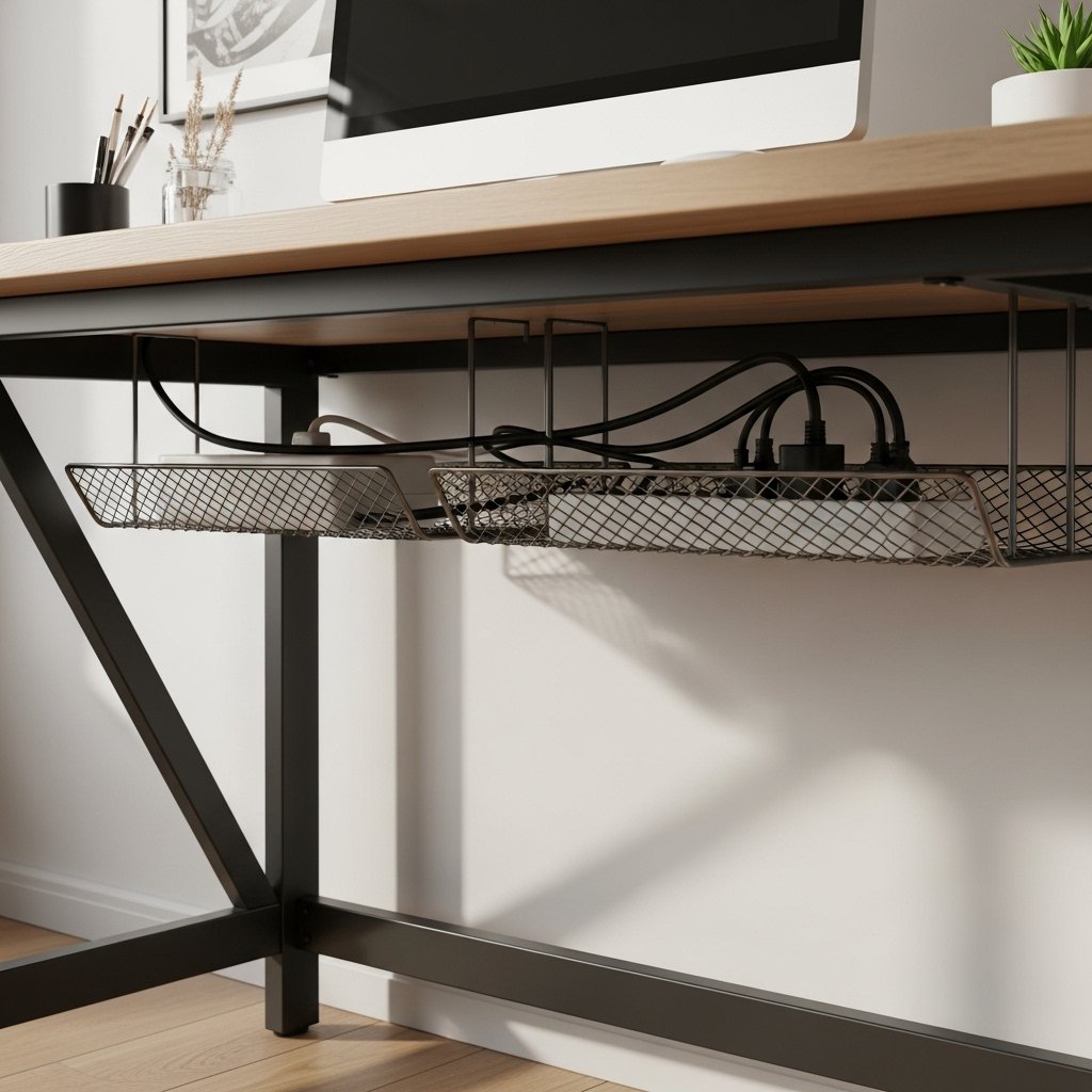 The Under-Desk Cable Basket