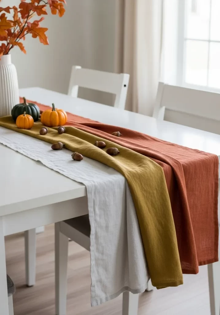 Layered Autumn Table Runner
