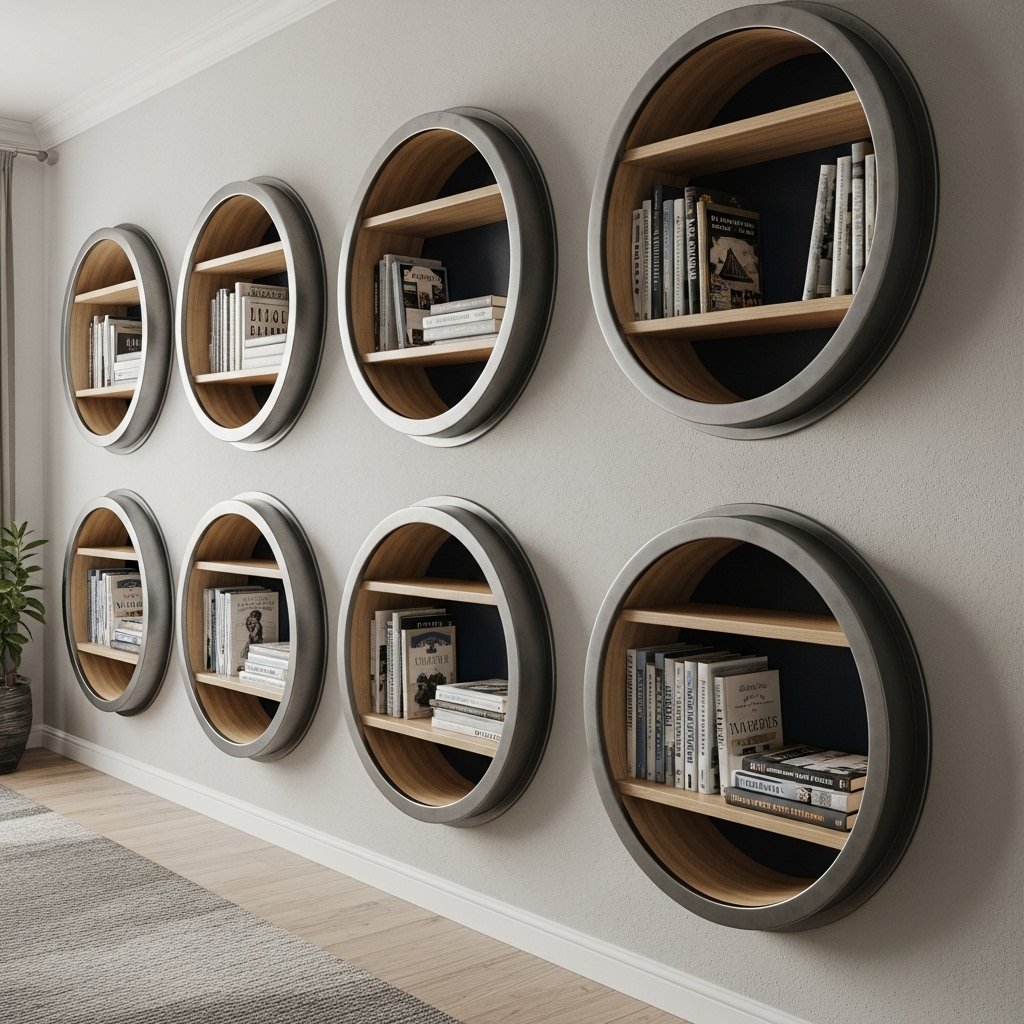 Circular Barrel Shelves