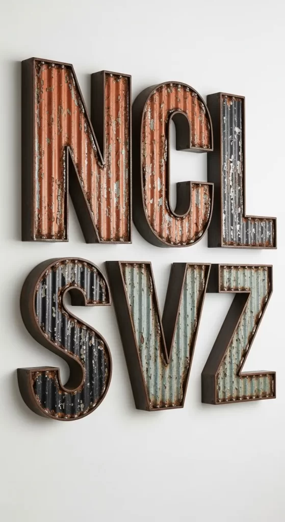 The Salvaged Letter Art