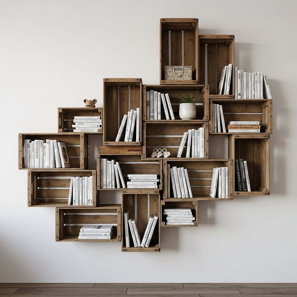 The Crates of Character Wall