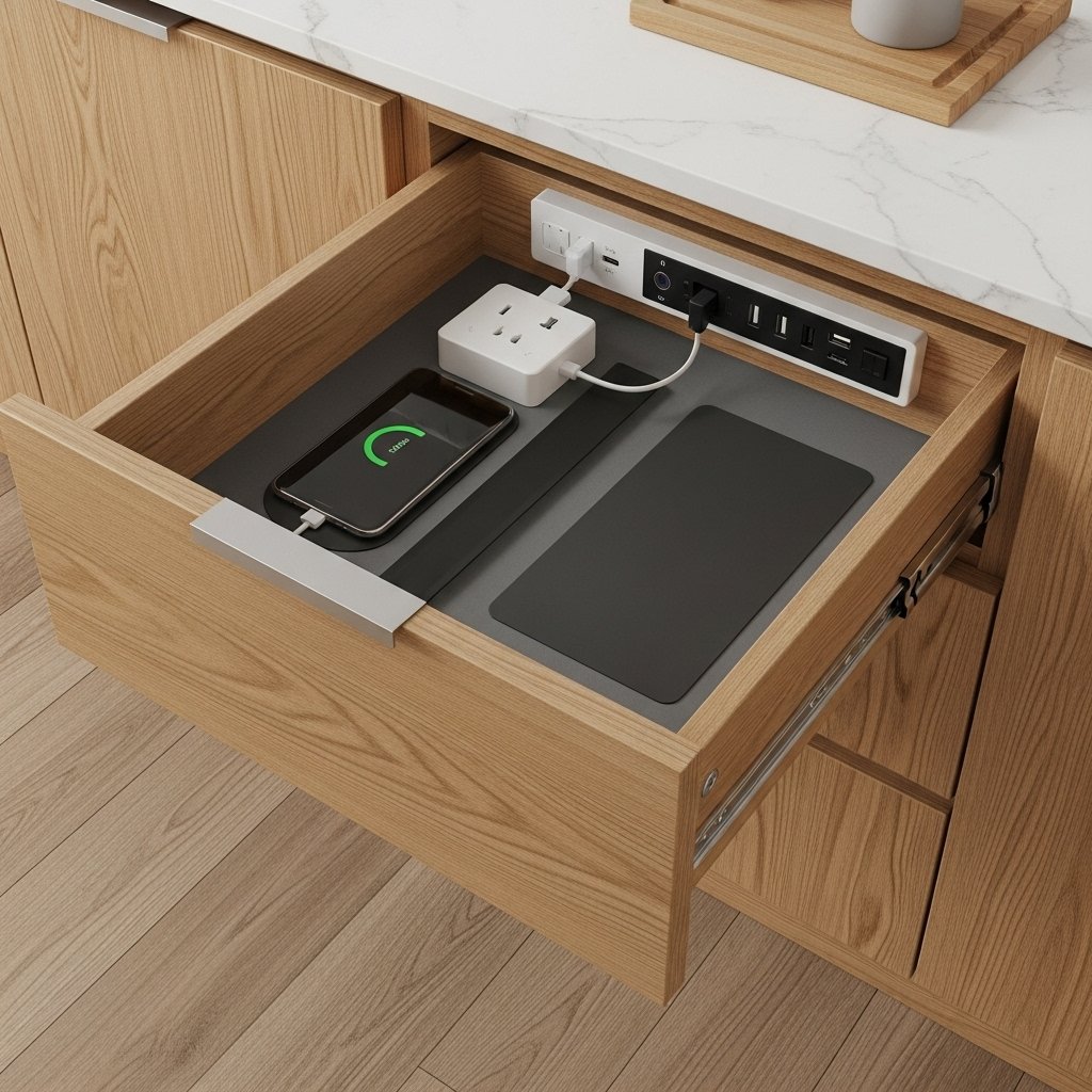 The Integrated Charging Drawer