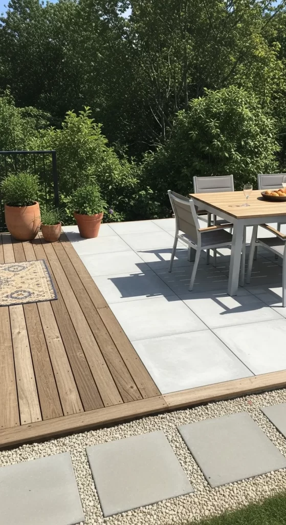 Multi-Textured Patio Design