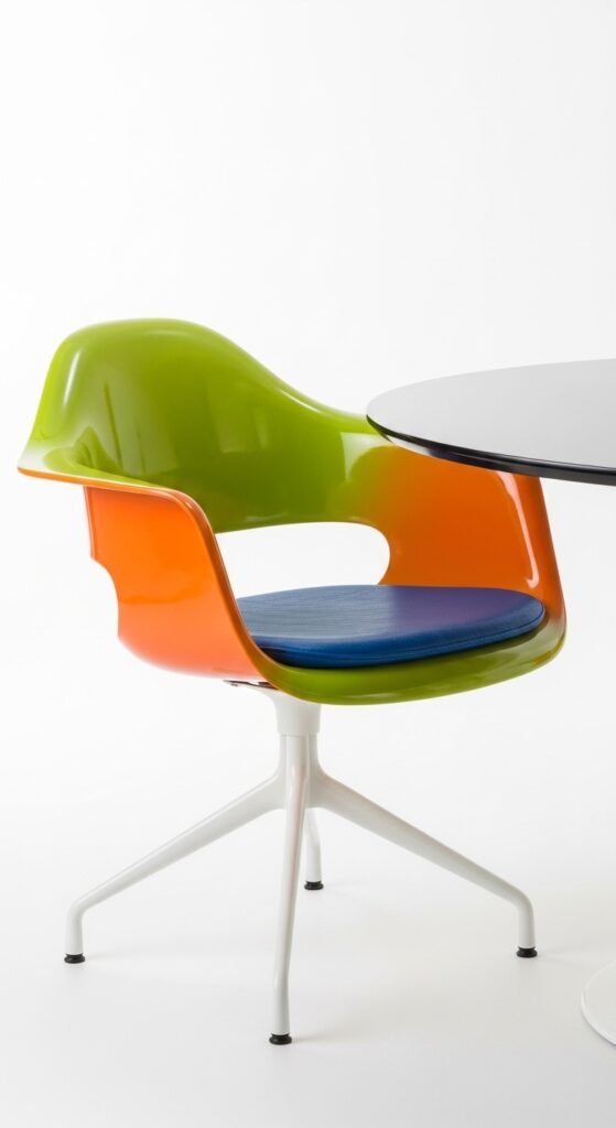 The Mid-Century Pop Art Chair