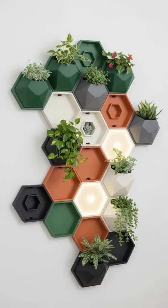 The Hexagonal Modular Green Wall