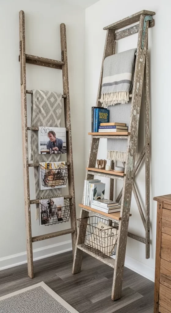 The Rustic Ladder Display