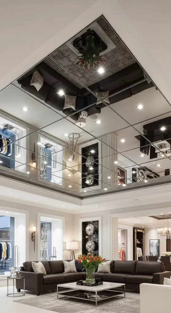 The Mirrored Ceiling Panel