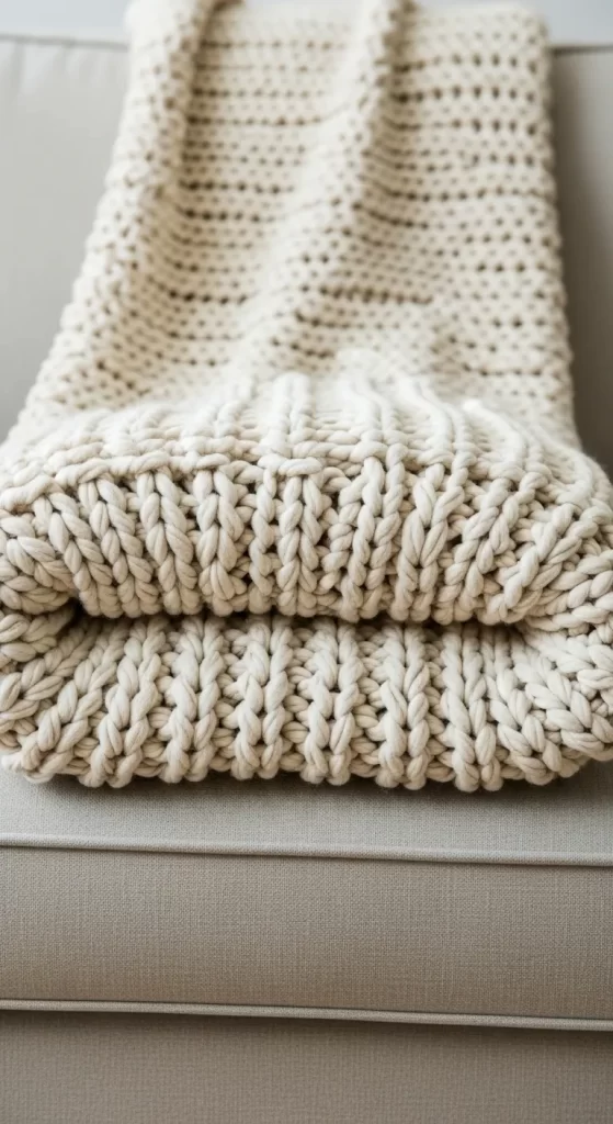 The Chunky Knit Comfort Blanket