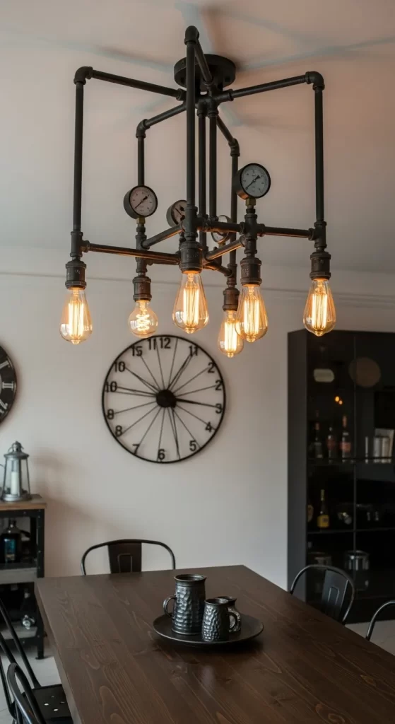 The Industrial Pipe Chandelier
