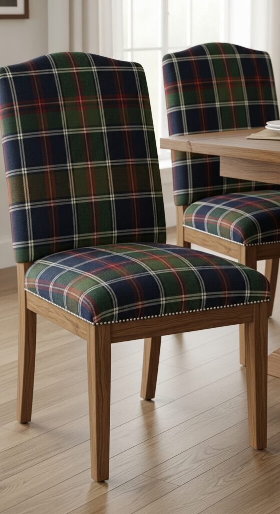 The Heritage Plaid Dining Chair