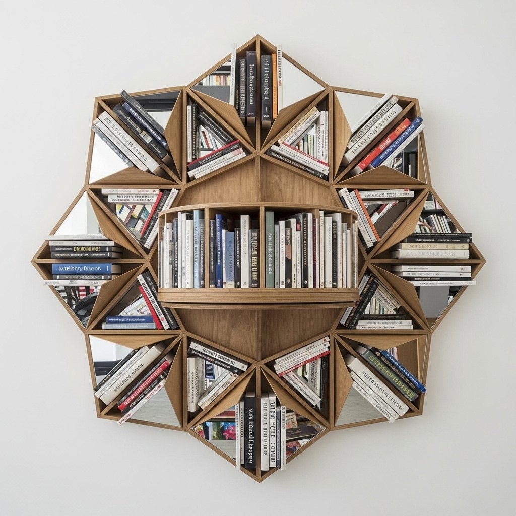 Geometric Star Bookshelf