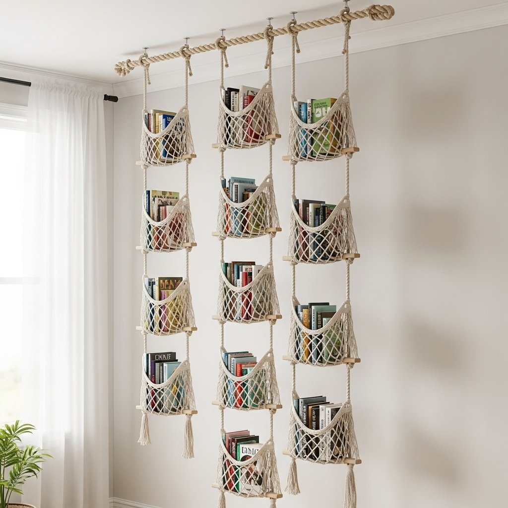 Hanging Net Book Holders
