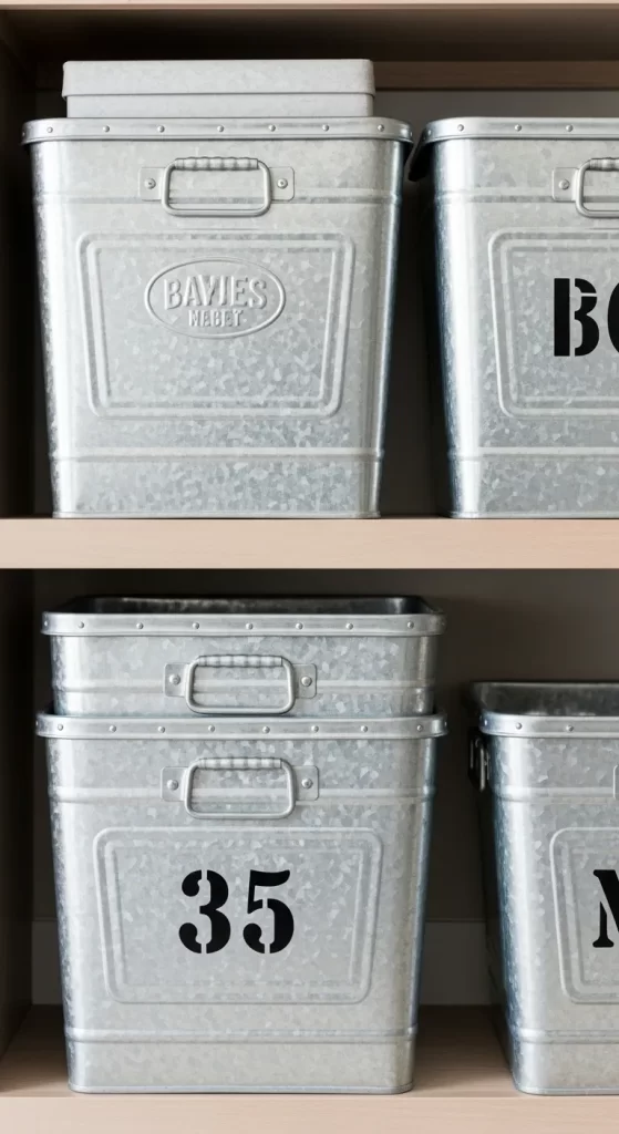 The Galvanized Steel Storage Bins