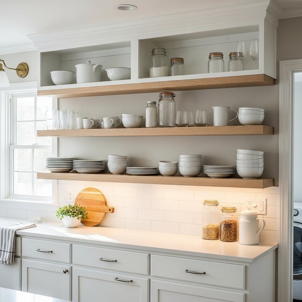 The Open Shelving Display