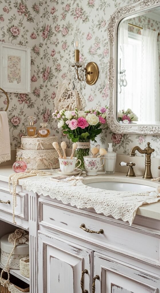 The Shabby Chic Floral Vanity