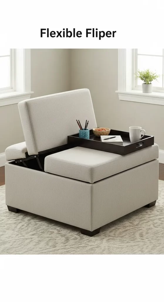 The Convertible Ottoman Lounger