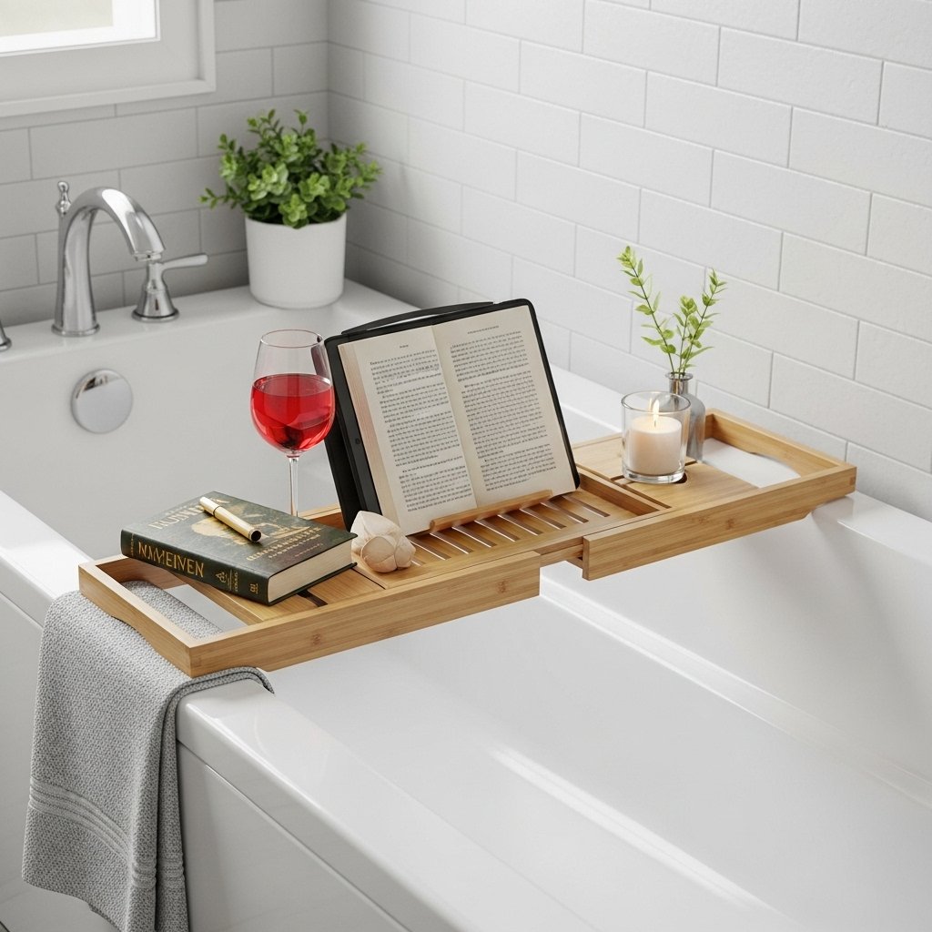 Extendable Bathtub Caddy Tray
