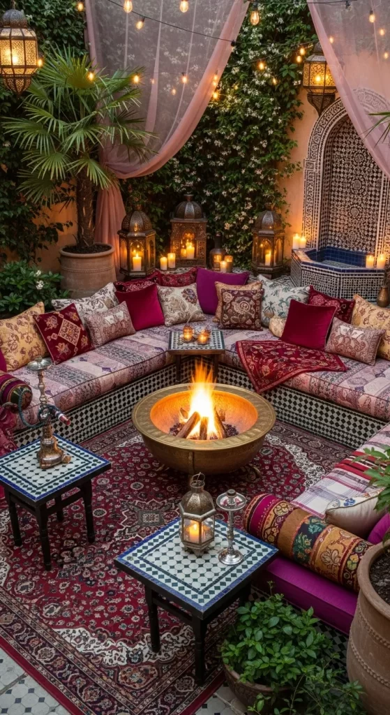 The Moroccan Courtyard Fire