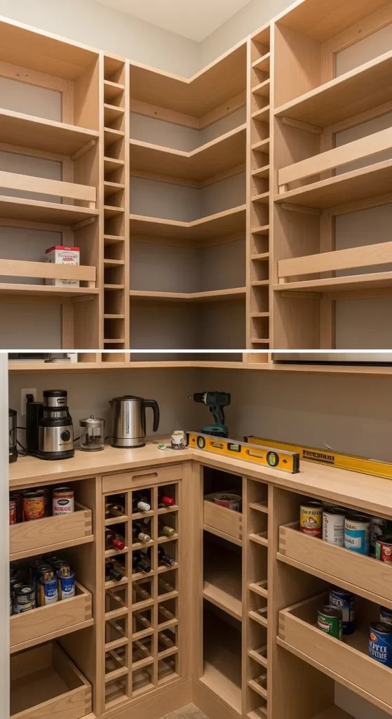 The Custom Wood Pantry System