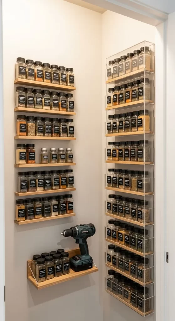The Wall-Mounted Spice Library
