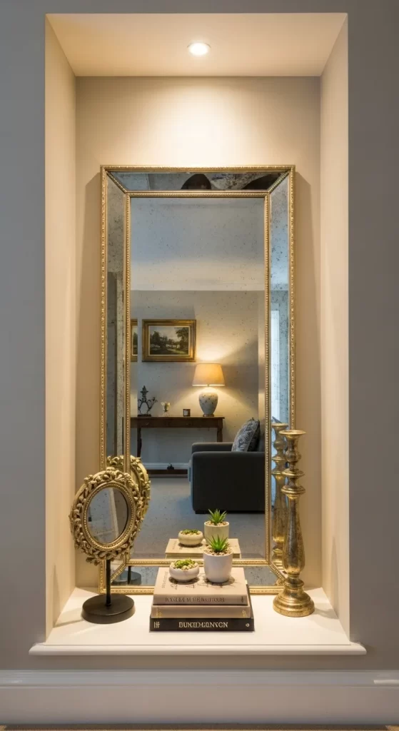 The Recessed Niche Mirror
